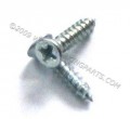 #4 x 1/2" Zinc Plated Phillips Flat Head Screw