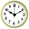2-1/4 Inch (59mm) White Face Arabic Insert