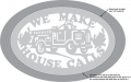 Fire Truck "We Make House Calls" Fretwork Pattern
