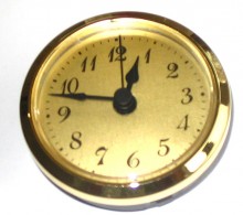 2-1/4 Inch (59mm) Gold Face Arabic