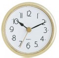 White face 2-1/2 arabic clock insert