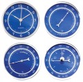 2 3/4 (72MM) Blue Face Clock & Weather Insert/Fit Up