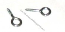 Screw Eye 214 nickel Plate