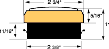 2-3/4 Clock Inert Size image