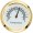 1 7/16" (36mm) White Mini Thermometer Insert/Fit Up