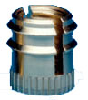 1/4-20 Brass Finsert Threaded Insert