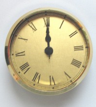 2-3/4 insert Roman gold Face