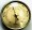 3 1/2 (90mm) Gold Barometer Instrument Insert/Fit Up