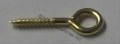 Screw Eye Brass Plated 214