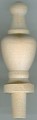 Hardwood Finials 2 7/8 H X 15/16 D