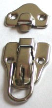 Drawbolt Latch w/Lock Nickel Plated