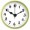 2-1/4 Inch (59mm) White Face Arabic Insert