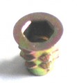 10-24 FLANGED DIE CAST ZINC ALLOY HEXDRIVE THREAD INSERT