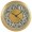 Fancy White Arabic 2 Inch (50mm) Clock Fit Up Inserts