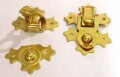 Decorative Flip Box Latch 764 Brass Plate