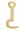 Brass Plated Box Hook 1-1/2 Inch with Screws