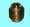 1/4-20 Brass Threaded Insert Ez Lok