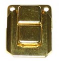 Small Box Lid Latch Brass Exposed Hole