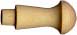 Heart Micro Shaker Pegs 1 1/8 inch 1/4 inch tenon