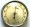 3 1/2 (90mm) Gold Hygrometer Insert/Fit Up