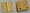 1x1 Brass Plated Hinge