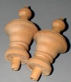 Wood Finial 1-11/16" X 3-19/32"