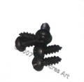 #2 1/4 inch Black Coated Phillips Round Head Screws