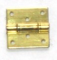 Solid Brass 3/8x3/8 Hinge