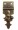 Fancy Antique Brass Hasp with Swing Latch