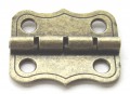 Decorative Antique Brass Inside Stop Hinge