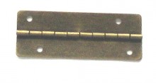 2 x 3/4 Antique Brass Hinge