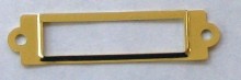 Card Holder 5/8" x 2 1/2" Brass Plated