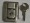 Box Lid Latch/Catch With Keyed Lock Nickel Hidden Hole