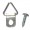 Triangle Hanger with screw