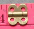 Brass Plated Mini Hinge