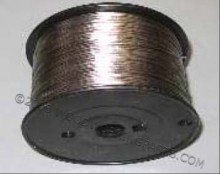 Plastic coated stainless steel framing wire