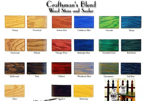 Wood Stain Colors