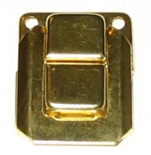 Small Box Lid Latch Brass Exposed Hole