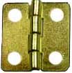 1/2x1/2 Brass Plated Hinge
