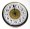 2-1/4 Inch (59mm) White Fancy Face Arabic Insert