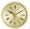 2 1/2 Inch gold face roman clock fit up