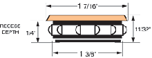Showerproof insert diagram