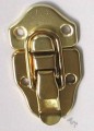 Drawbolt Latch Brass Plated NO Lock Loop