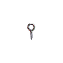 Tiny Zinc Plated Screw Eye 5/16 long