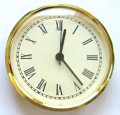 4 Inch Ivory Face Roman Clock Insert/Fit Up